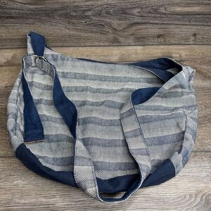 Thirty-One Little Dreamer Shoulder purse Black & White Herringbone Weave